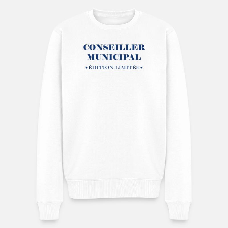 Stadtrat in limitierter Ausgabe - Männer Premium Bio Pullover - Weiß