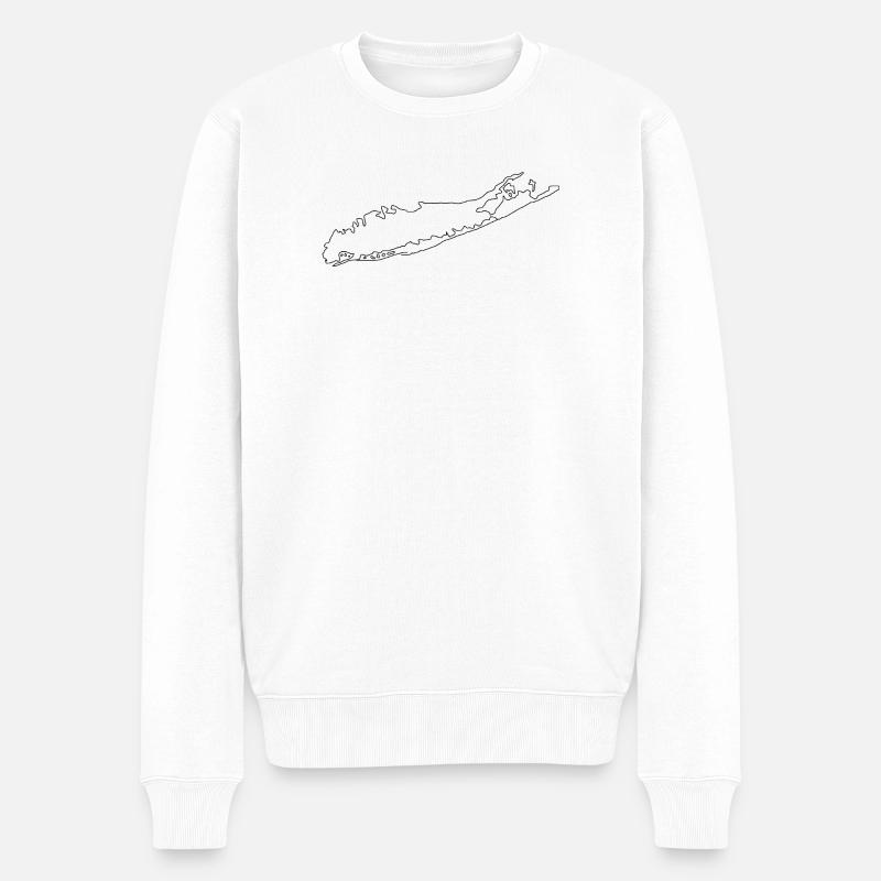 Long Island - Pull Premium bio Homme - blanc