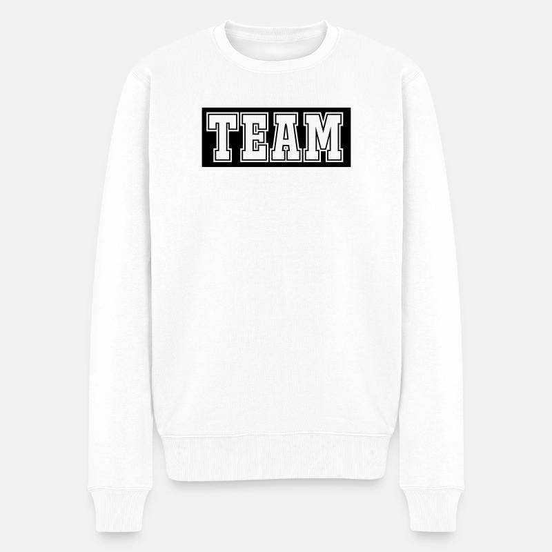 Équipe - Pull Premium bio Homme - blanc