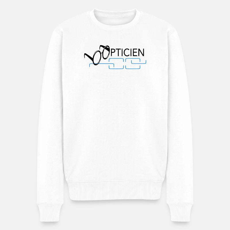 Optitien - Pull Premium bio Homme - blanc