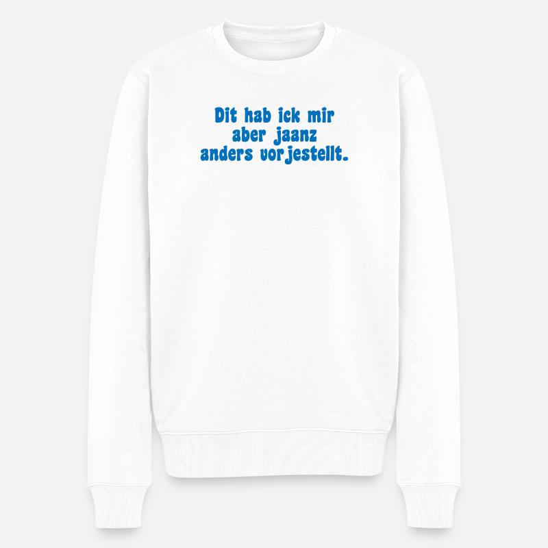 Berliner Icke Dicton - Pull Premium bio Homme - blanc