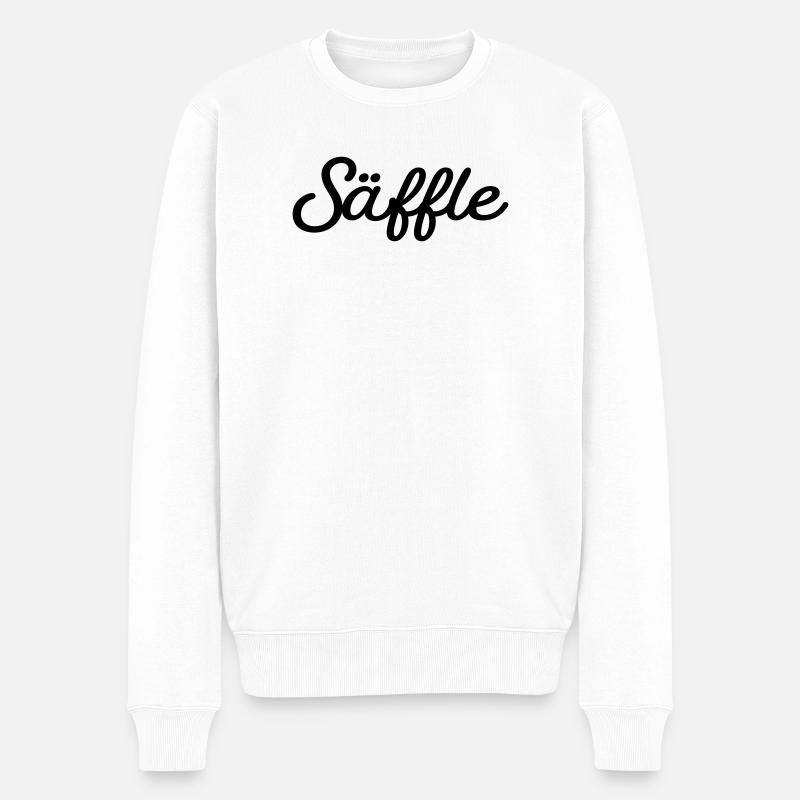 Säffle noir - Pull Premium bio Homme - blanc