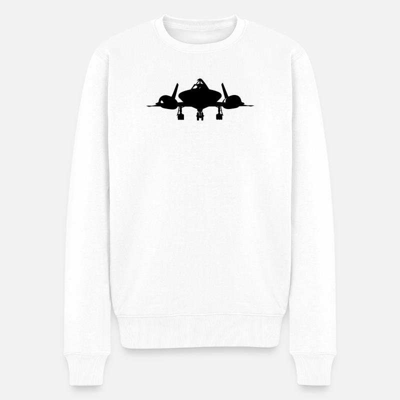 SR-71 - Männer Premium Bio Pullover - Weiß