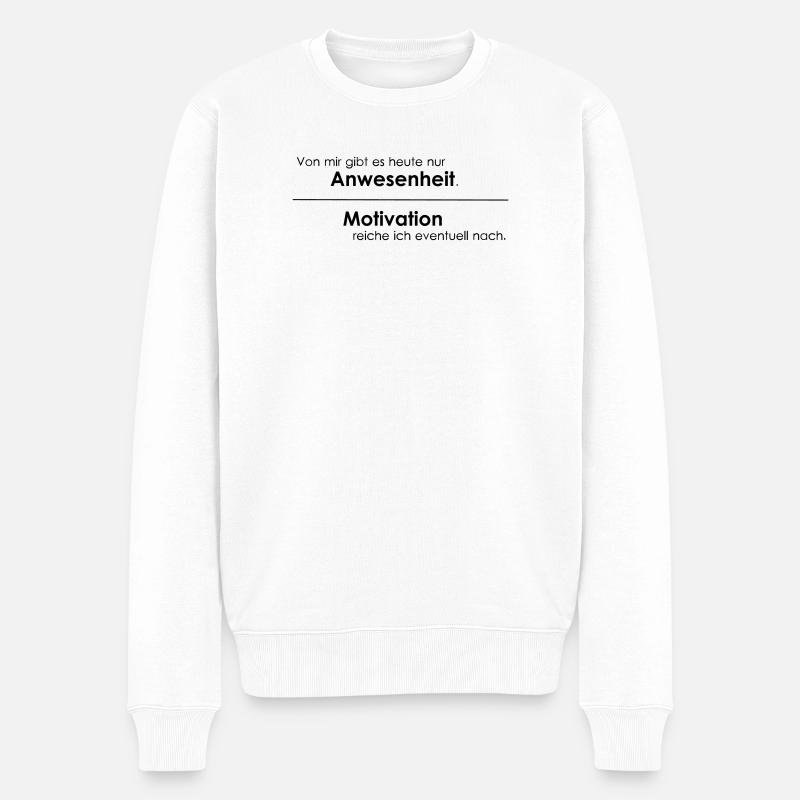 Affluence et motivation - Pull Premium bio Homme - blanc