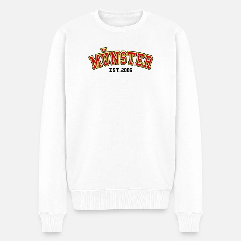 Münster gegründet 2006 - Männer Premium Bio Pullover - Weiß