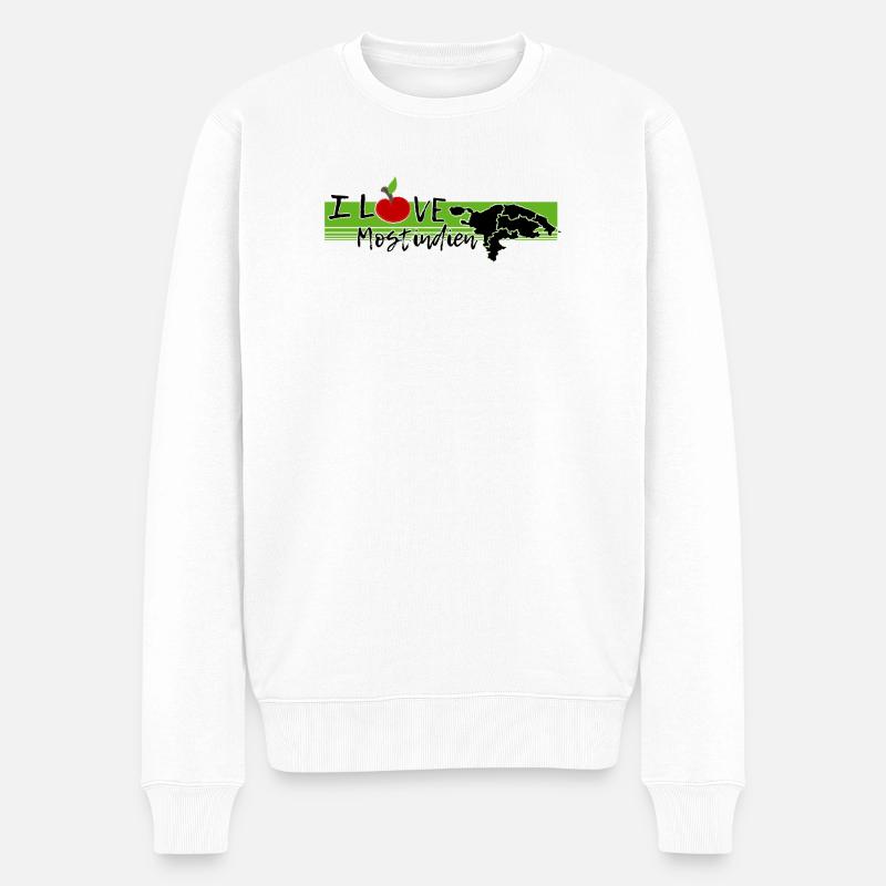Eifach Thurgau - Männer Premium Bio Pullover - Weiß