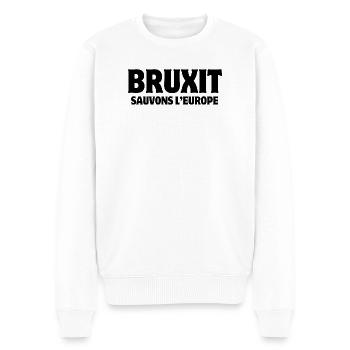 Farmer, Agriculture, Tractor - Men's Premium Organic Jumper - white - Front - Thijin (182cm)