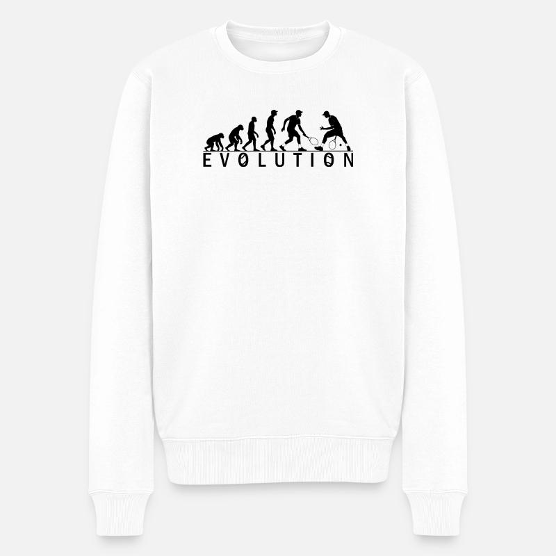 Maillot tweener Tennis Evolution - Pull Premium bio Homme - blanc