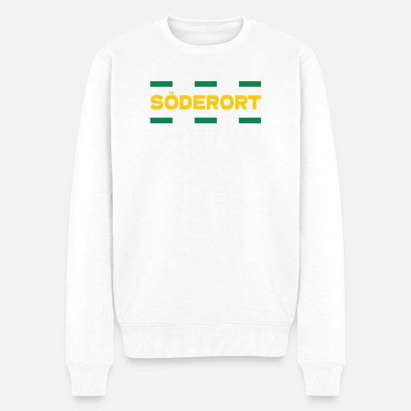 Söderort - Stockholm - Männer Premium Bio Pullover - Weiß