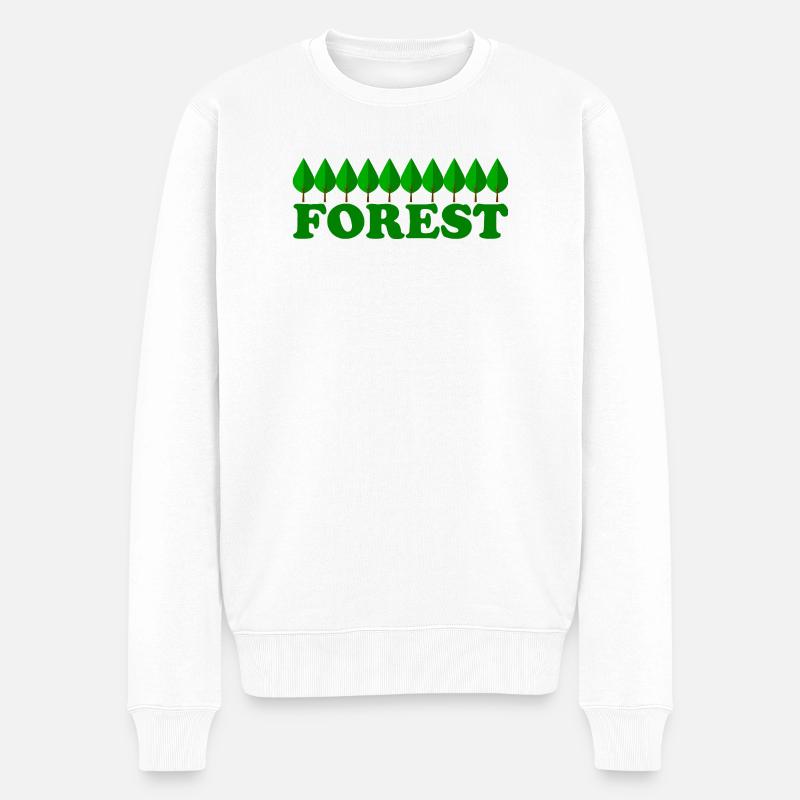 Forêt - Pull Premium bio Homme - blanc