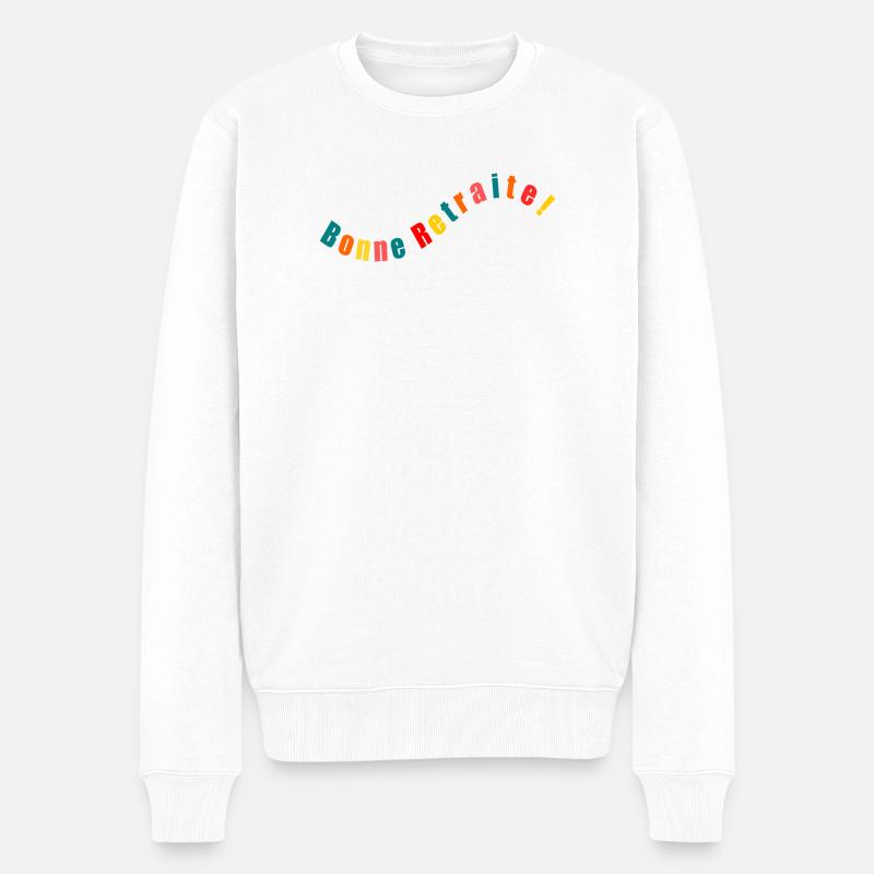 Bonne Retraite - Pull Premium bio Homme - blanc