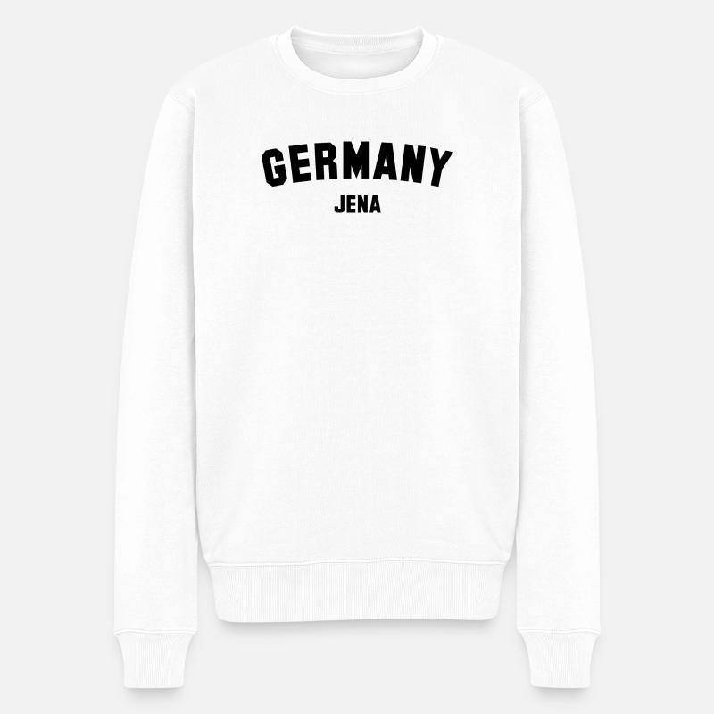 IÉNA - Pull Premium bio Homme - blanc