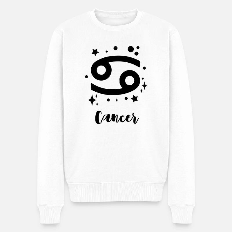 cancer - Pull Premium bio Homme - blanc