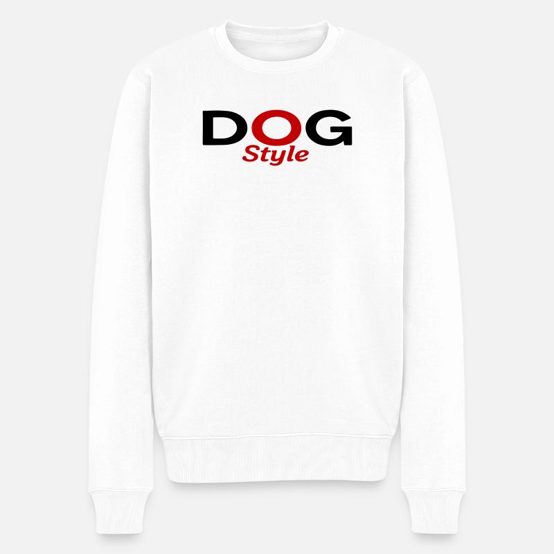 Dogstyle - Pull Premium bio Homme - blanc