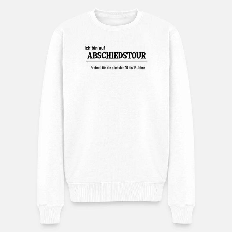 Tournée d’adieu - Pull Premium bio Homme - blanc