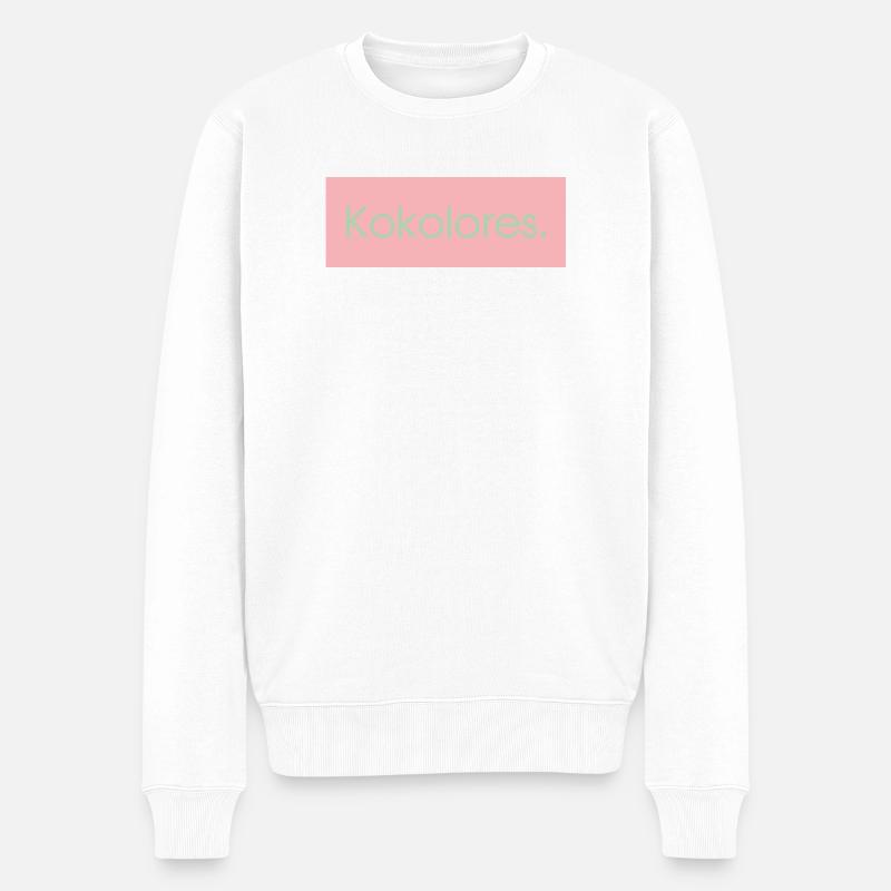 Kokolores. - Männer Premium Bio Pullover - Weiß