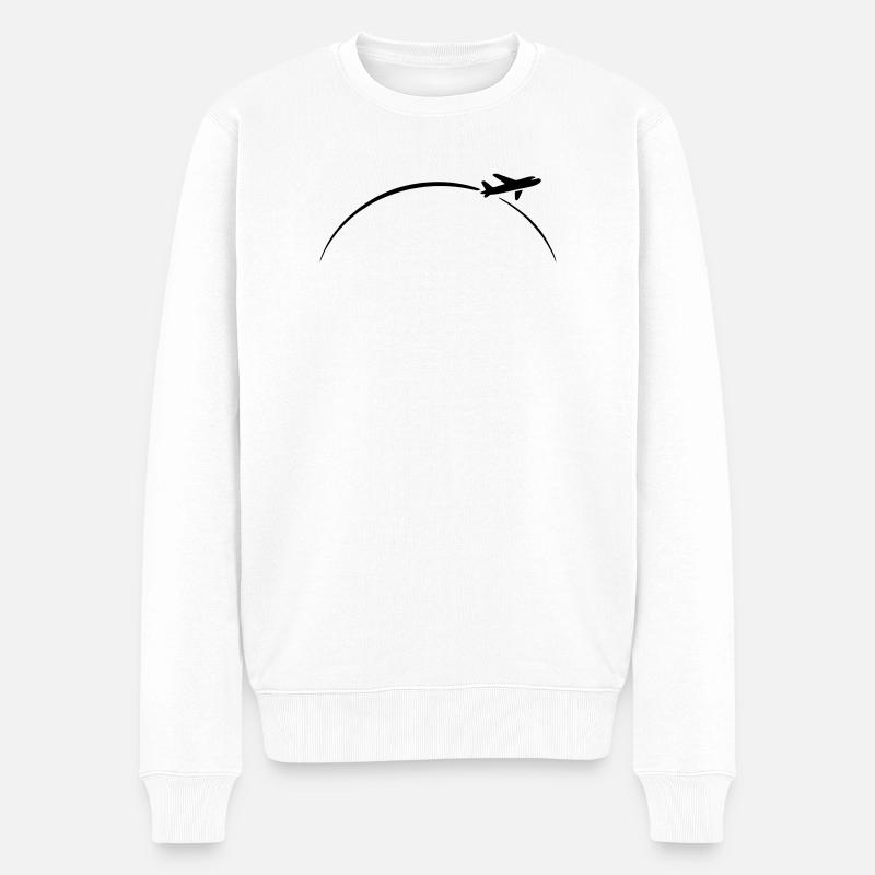 avion - Pull Premium bio Homme - blanc