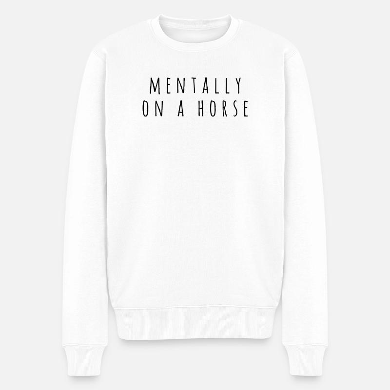Reiter Spruch - Pull Premium bio Homme - blanc