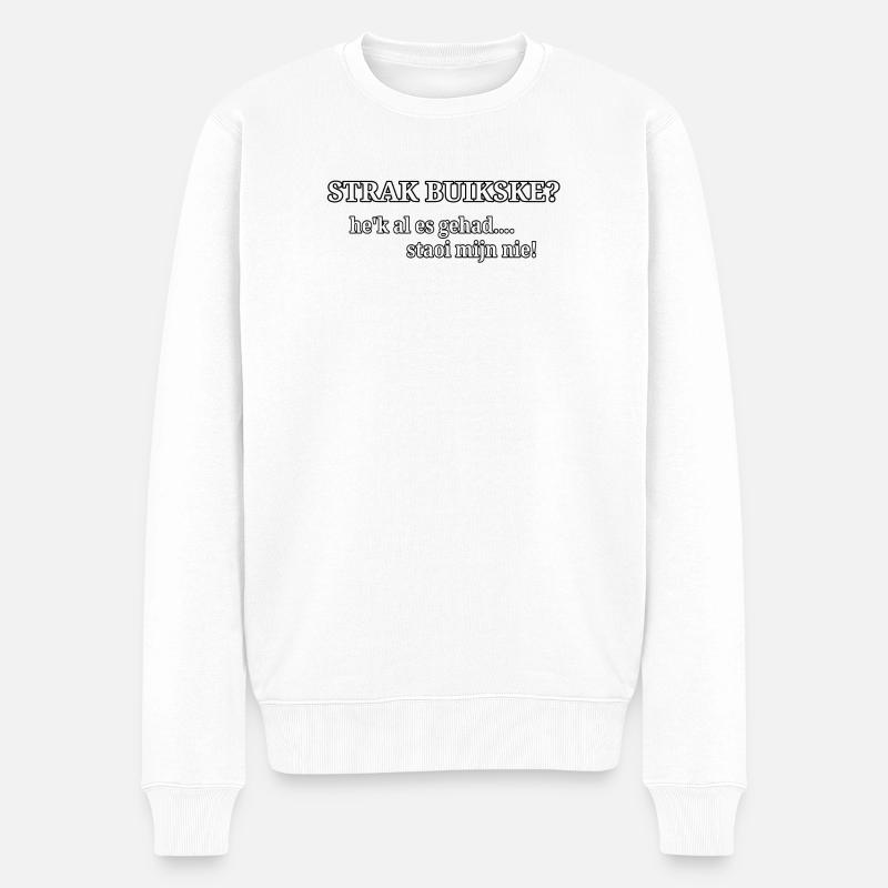 Ventre serré? - Pull Premium bio Homme - blanc