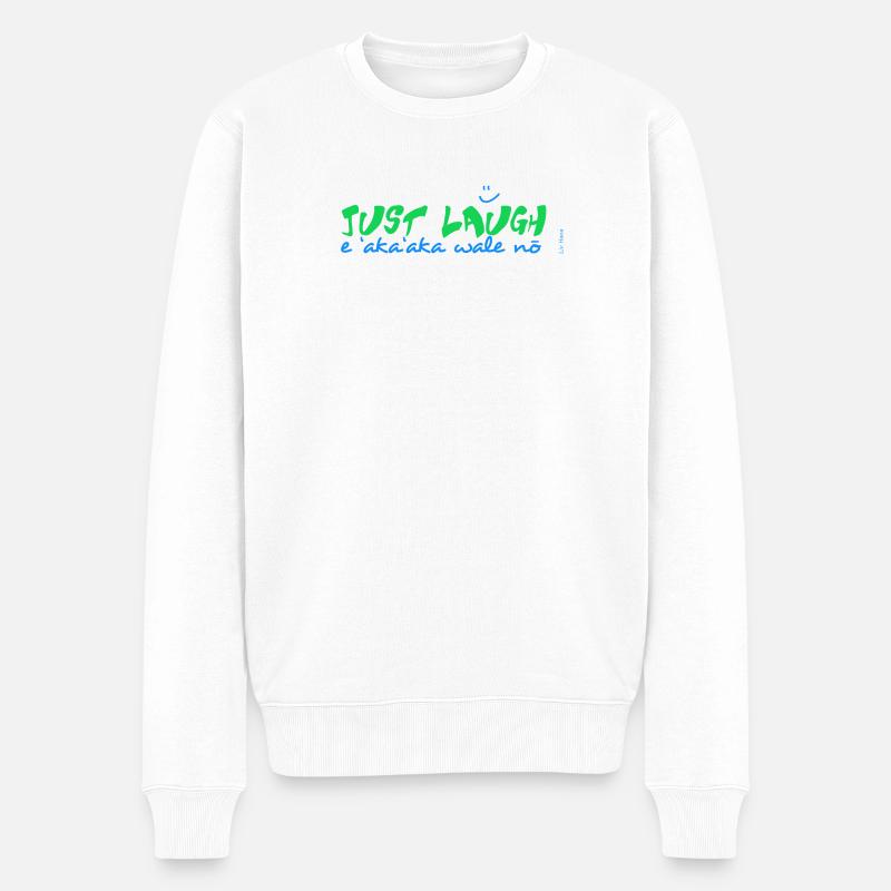 E 'aka’aka wale no - Pull Premium bio Homme - blanc