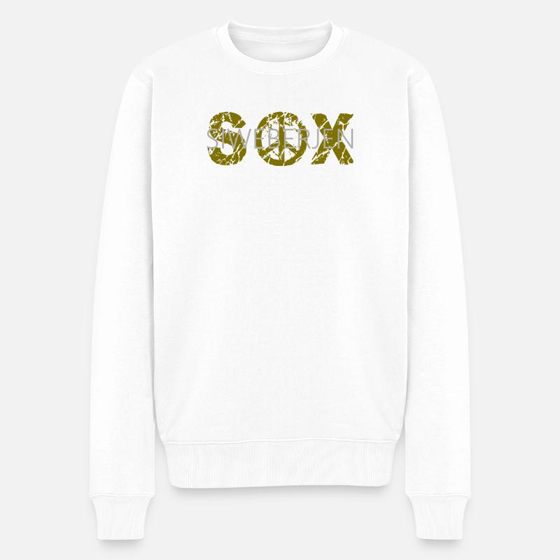 Transylvanie - Pull Premium bio Homme - blanc