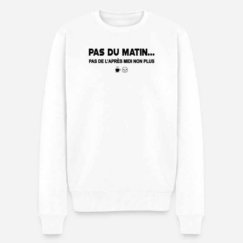 Design Florale Éclatante pour T-Shirts - Pull Premium bio Homme - blanc