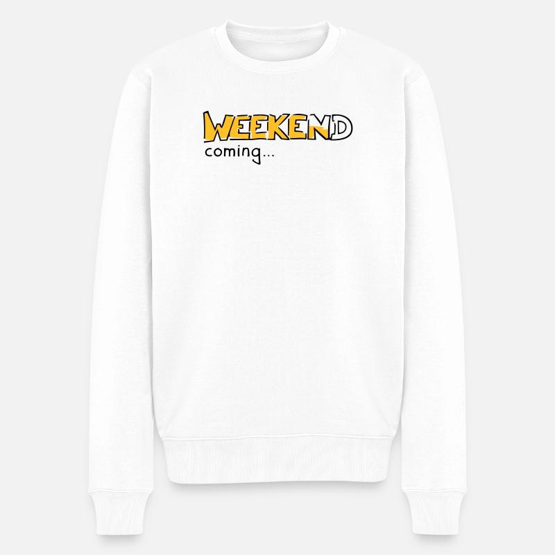 Weekend - Pull Premium bio Homme - blanc
