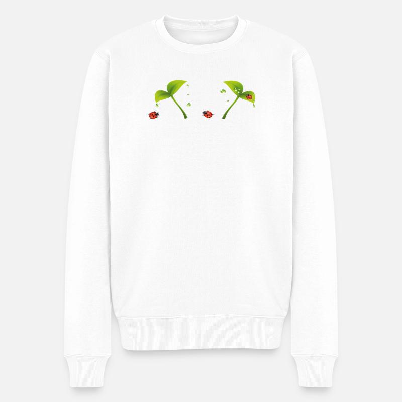 Coccinelle - Pull Premium bio Homme - blanc