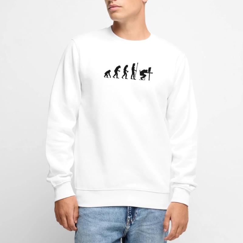 evolution_pc_4 Men's Premium Organic Jumper