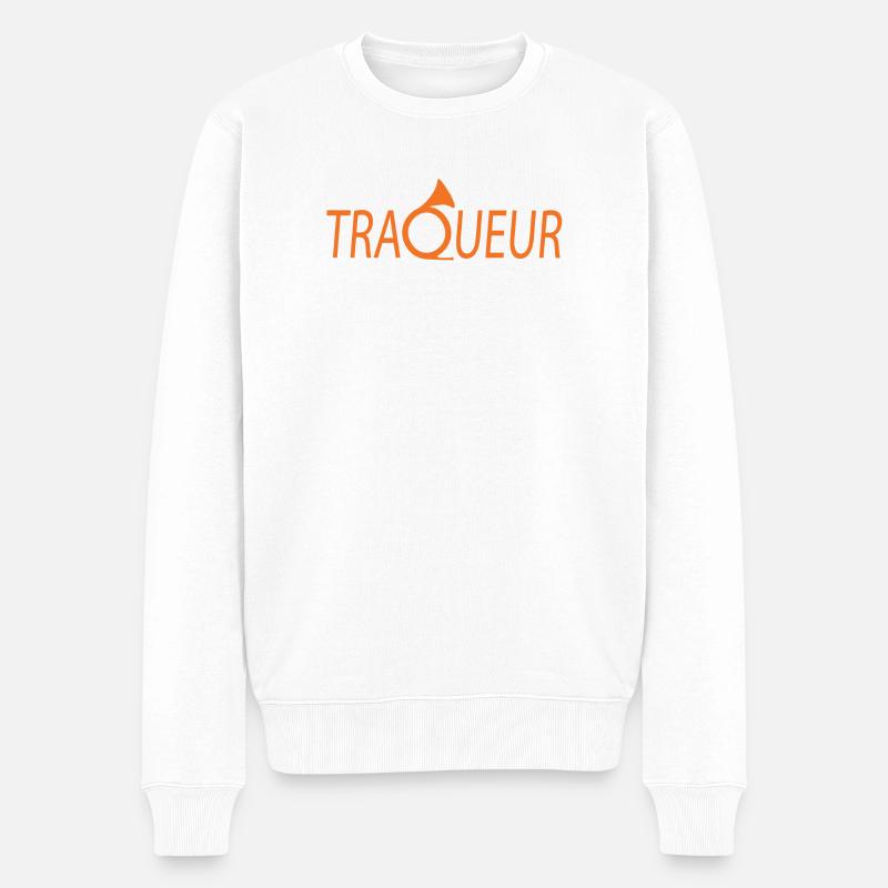 Traqueur ! - Pull Premium bio Homme - blanc