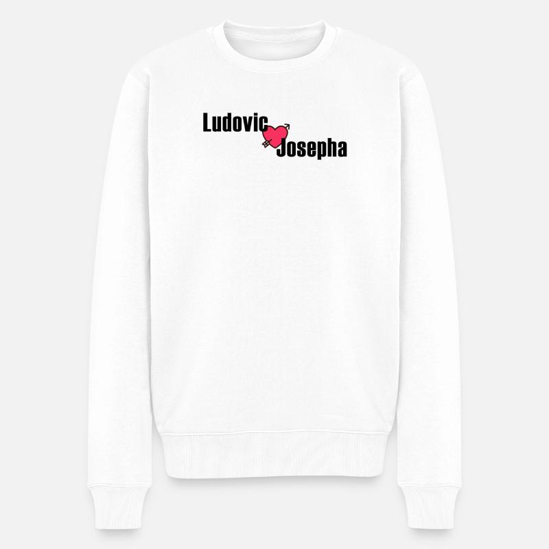 Ludovic + Josepha - Pull Premium bio Homme - blanc