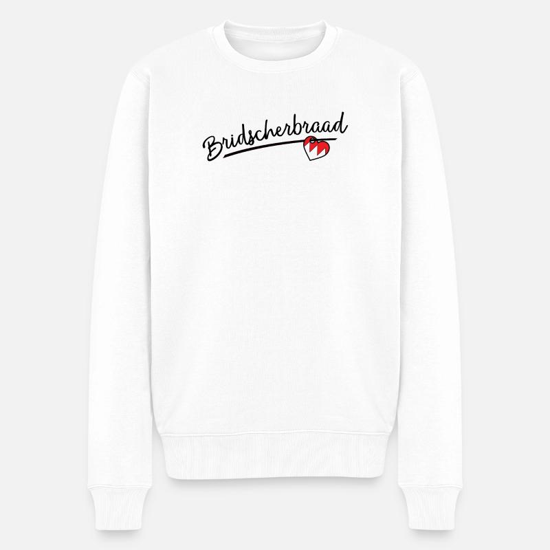 Bridscherbraad - Männer Premium Bio Pullover - Weiß