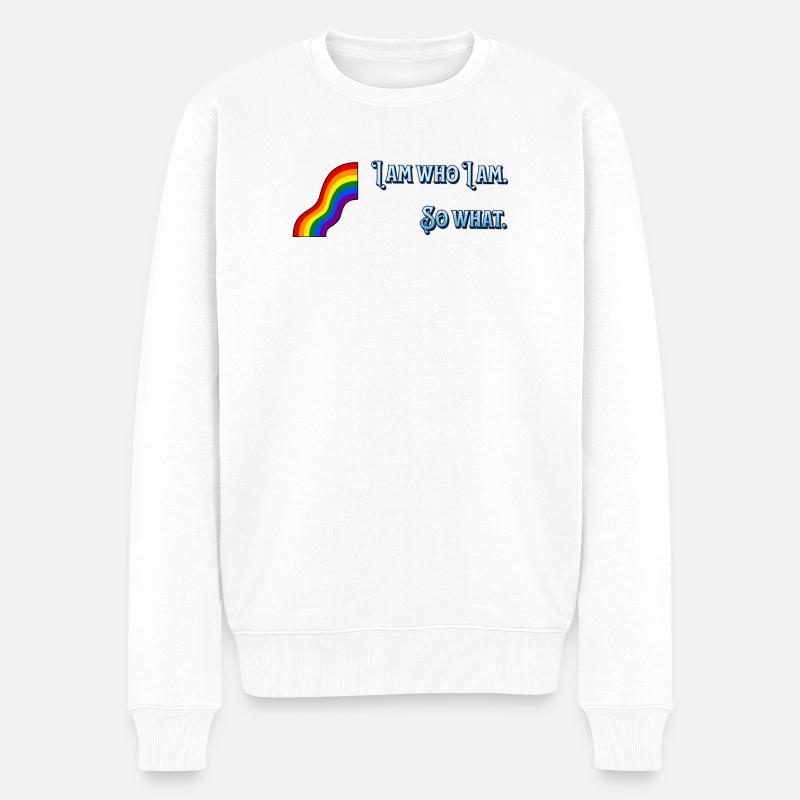 Je suis - Pull Premium bio Homme - blanc