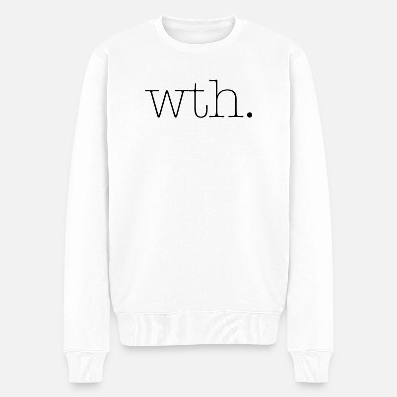 avec - Pull Premium bio Homme - blanc