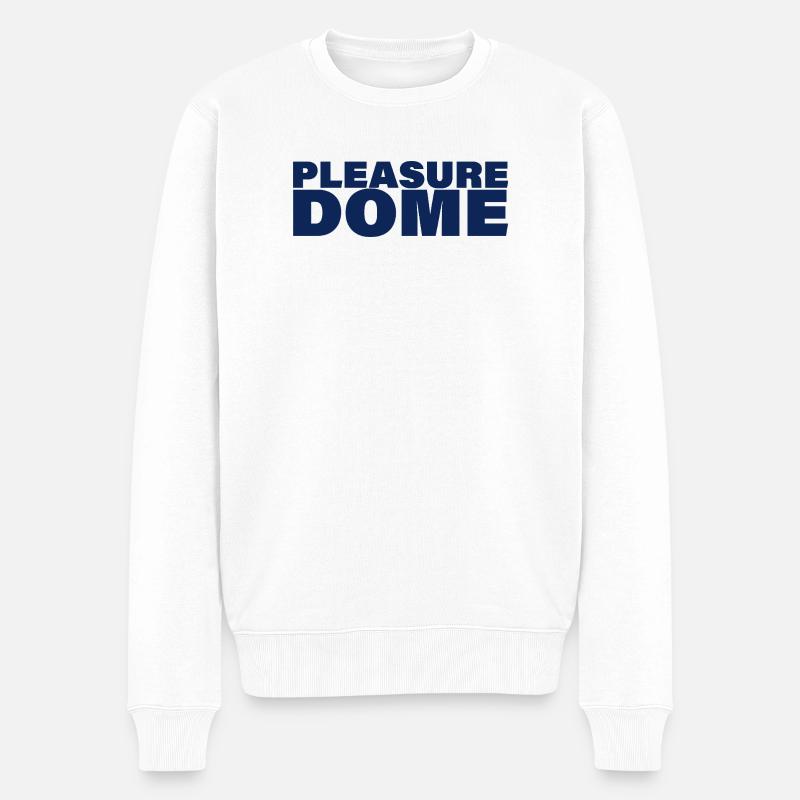 PLEASURE DOME - Männer Premium Bio Pullover - Weiß