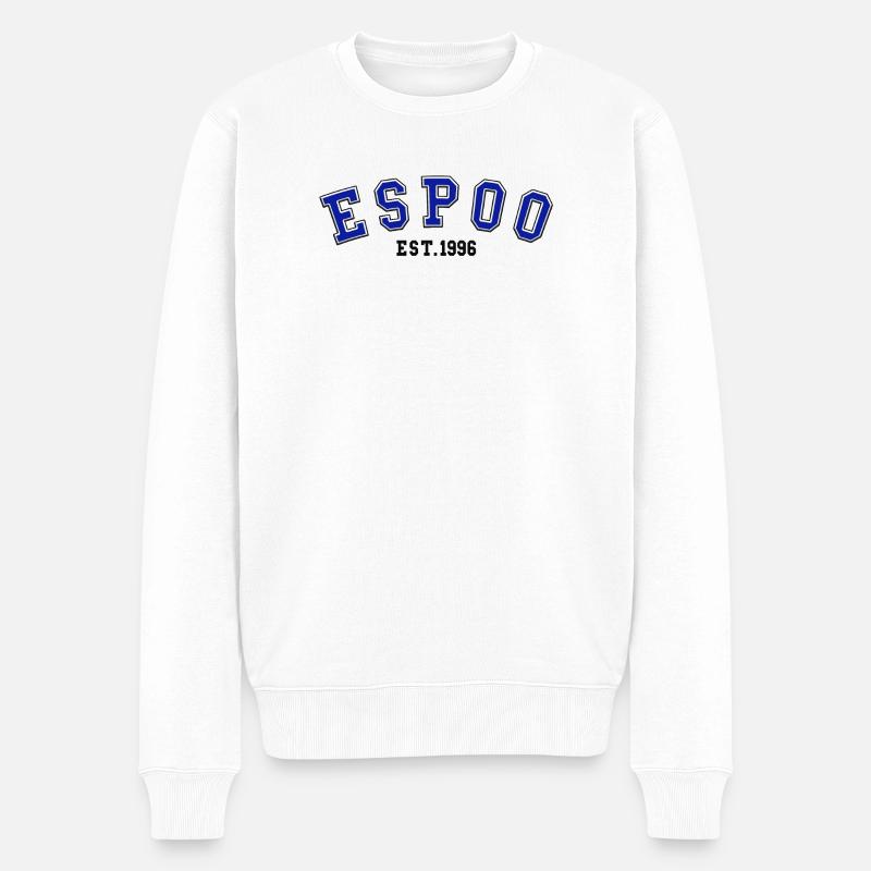 Fondé à Espoo en 1996 - Pull Premium bio Homme - blanc