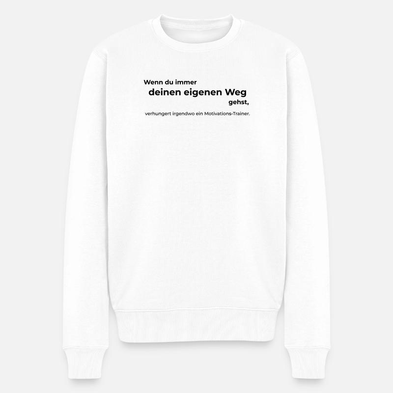 Motivateur - Pull Premium bio Homme - blanc