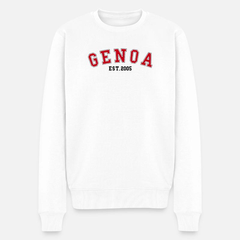 Gênes Est. 2005 - Pull Premium bio Homme - blanc