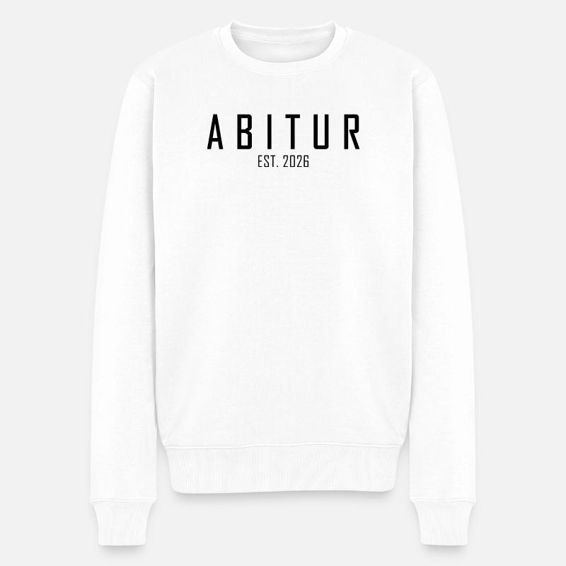 Abitur 2026 - Pull Premium bio Homme - blanc