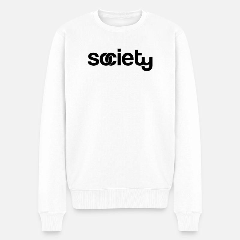 société - Pull Premium bio Homme - blanc