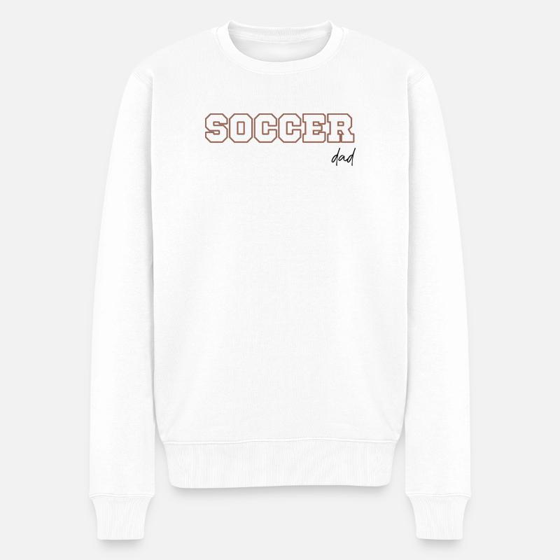 Papa footballeur - Pull Premium bio Homme - blanc
