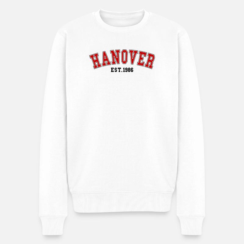 Hannover gegründet 1986 - Männer Premium Bio Pullover - Weiß