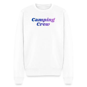 Équipe de camping - Pull Premium bio Homme - blanc - Devant - Thijin (182cm)