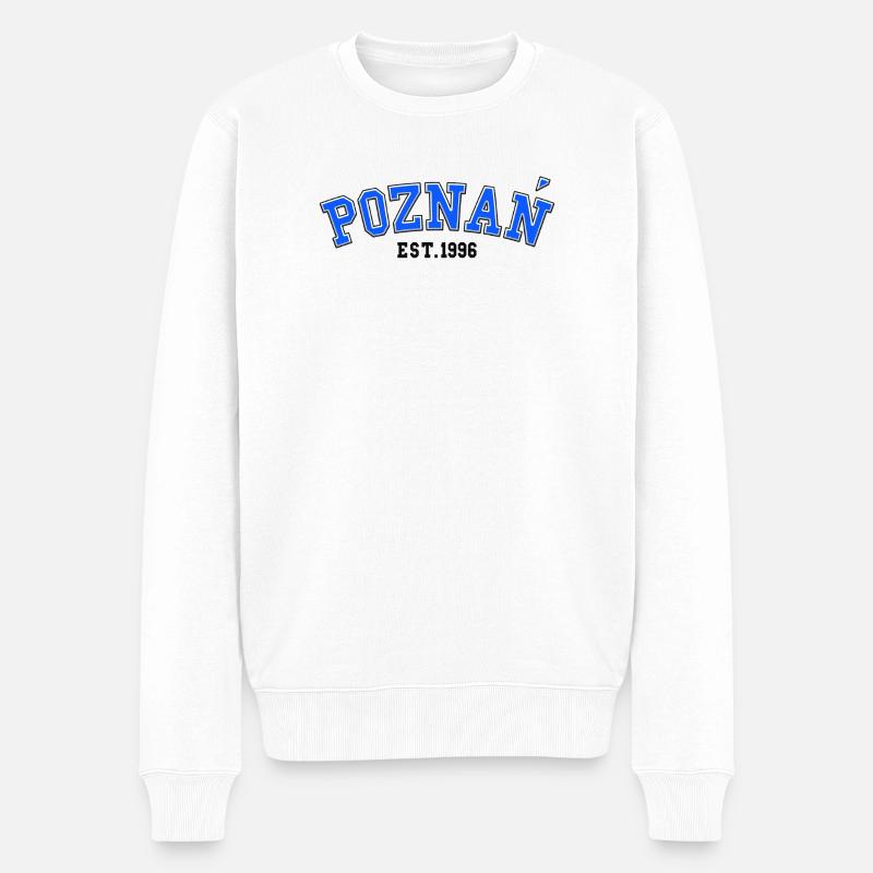 Fondation de Poznań en 1996 - Pull Premium bio Homme - blanc