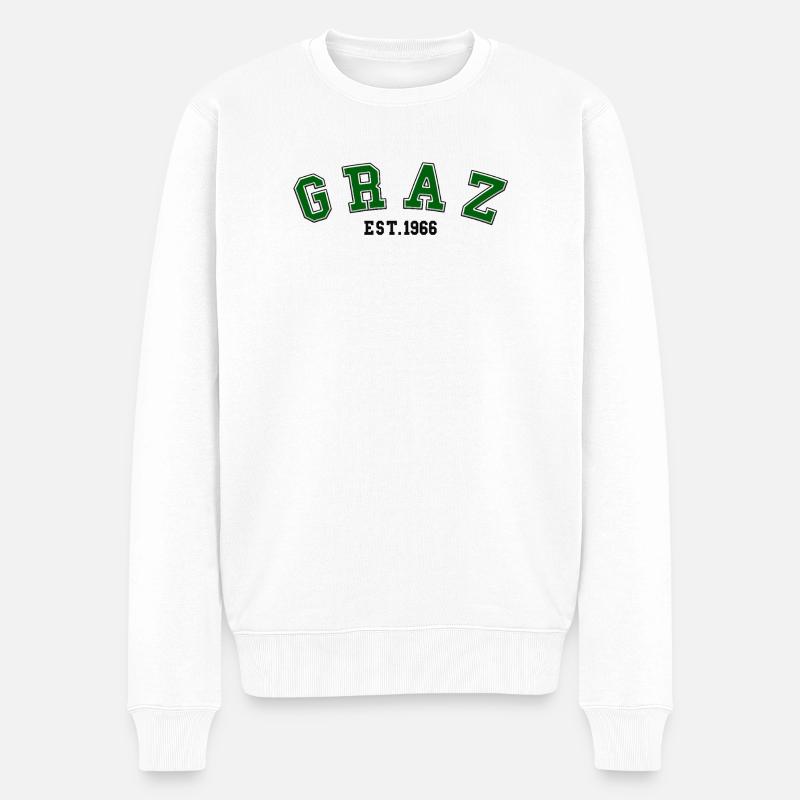 Graz Fondée en 1966 - Pull Premium bio Homme - blanc