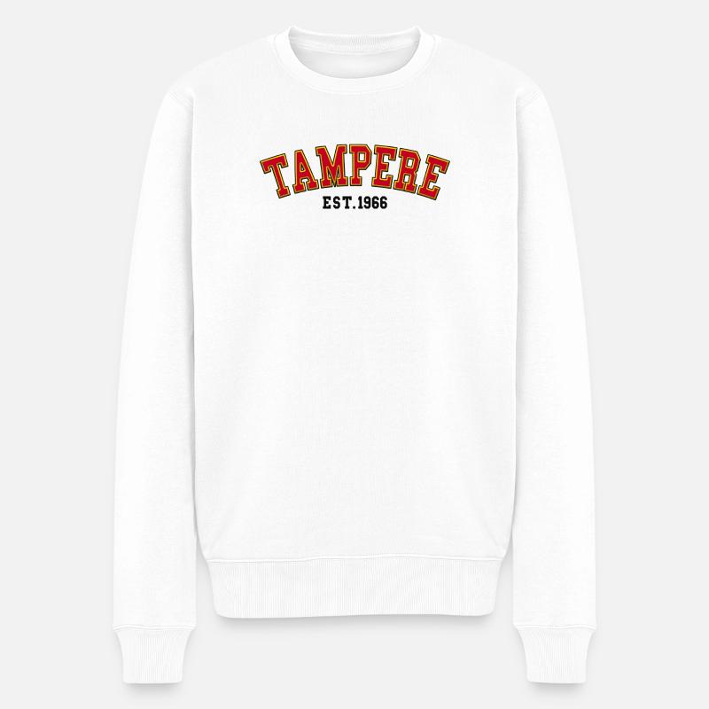 Tampere gegründet 1966 - Männer Premium Bio Pullover - Weiß