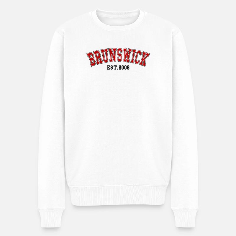 Braunschweig, gegründet 2006 - Männer Premium Bio Pullover - Weiß