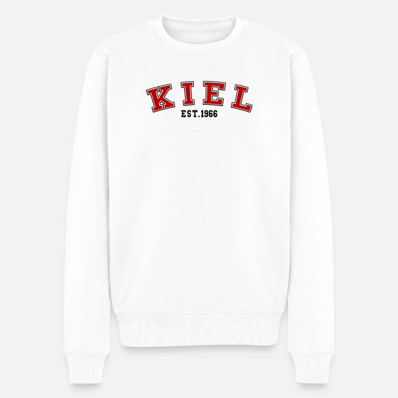Kiel Fondée en 1966 - Pull Premium bio Homme - blanc
