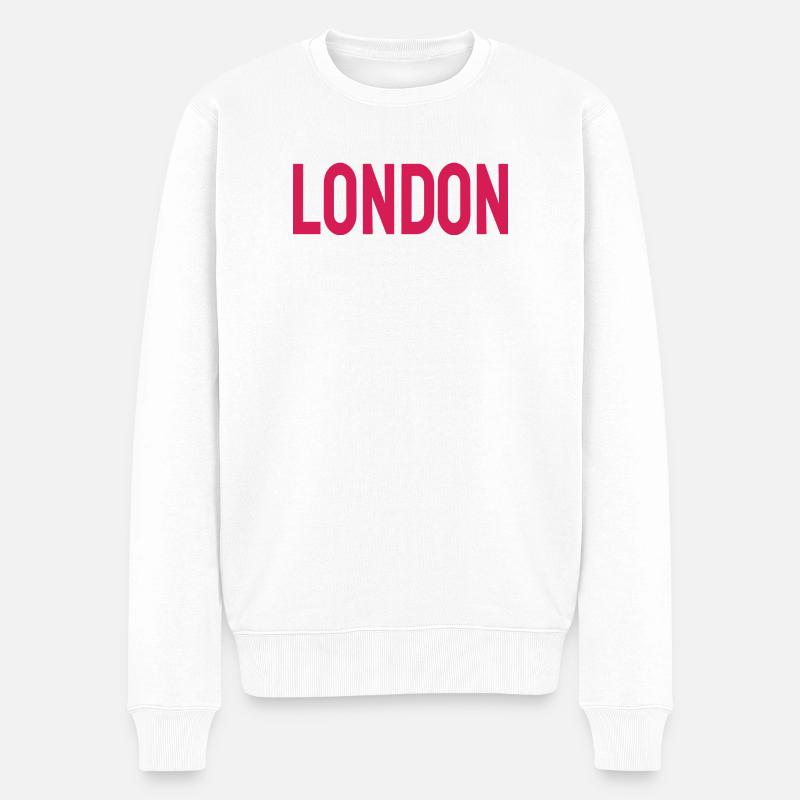Londres - Pull Premium bio Homme - blanc