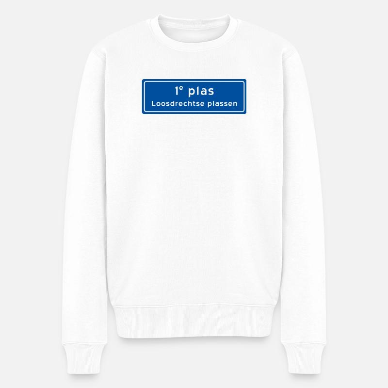 Loosdrechtse plassen 1st plas - Pull Premium bio Homme - blanc